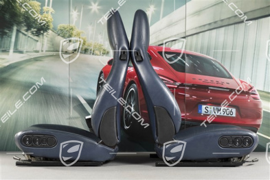 Seats, el. adjustable, Heating, leather/leatherette, Midnight blue, set (L+R)