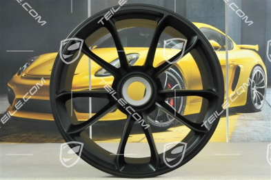 20+21" GT3 RS wheel set, rims: front 9,5J x 20 ET50 + rear 12,5J x 21 ET48, black