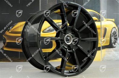 20" Felga Carrera Classic (II), 11,5J x 20 ET76, czarny wysoki połysk