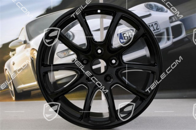 19" Felga GT3, 12J x 19 ET68, czarny wysoki połysk