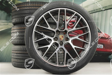 21" koła letnie, komplet, RS Spyder Design, felgi 9,5J x 21 ET27 + 10J x 21 ET19 + opony letnie Continental 265/40 R21 + 295/35 R21, z czujnikami ciśnienia