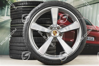 20"+21" Exclusive Design Sommerräder Satz, Felgen 8,5J x 20 ET50 + 11,5J x 21 ET67 + NEUE Goodyear Sommerreifen 245/35 R20 + 305/30 R21, mit RDK-Sensoren