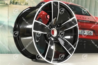 20-inch wheel rim set Carrera Sport, 8,5J x 20 ET49 + 11,5J x 20 ET56, black high gloss