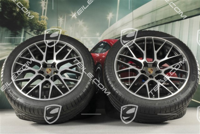 21" koła letnie, komplet, RS Spyder Design, felgi 9,5J x 21 ET27 + 10J x 21 ET19 + opony letnie Michelin 265/40 R21 + 295/35 R21, z czujnikami ciśnienia