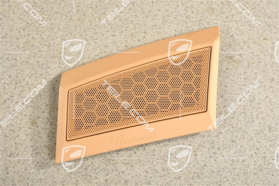 Speaker cover / grille in dashboard, Burmester, Luxor Beige, L