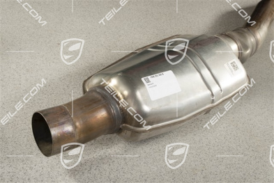 Exhaust pipe with front silencer, V6 Turbo 3,0L, L