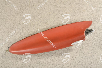 Klapka schowka w drzwi, Skóra, Boxster red, L