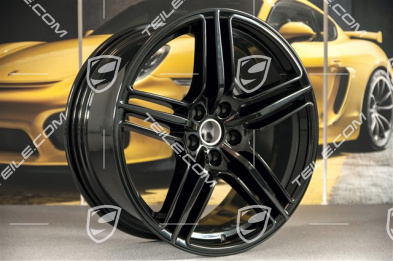 19" Felgensatz Macan Design, 8J x 19 ET21 + 9J x 19 ET21, Schwarz Hochglanz