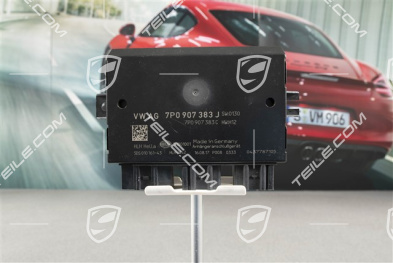 Control unit, trailer coupling, electricaly extendable trailer hitch