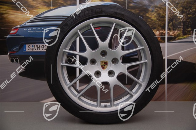20" Koła letnie komplet RS Spyder, felgi przednie 9,5J x 20 ET65 + tylne 11J x 20 ET68 + opony letnie 255/40 ZR20 + 295/35 ZR20, z czujnikami ciśnieni