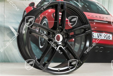 19" Felga, Turbo/Sport Design, 9J x 19 ET21, czarny wysoki połysk