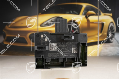 Control unit, door, driver's side