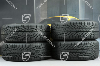19-inch Cayenne S winter wheel set, rims 8,5J x 19 ET47 + 9,5J x 19 ET54 + Michelin winter tyres 255/55 R19 + 275/50 R19, with TPMS