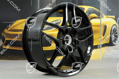 19" felga Carrera S II, 8J x 19 ET57, czarny połysk