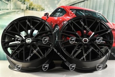 21" komplet felg RS Spyder Design II , 9,5J x 21 ET27 + 10J x 21 ET19, czarny półmat