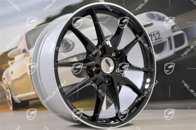 20" Felgensatz Carrera S III, 8J x 20 ET57 + 9,5J x 20 ET45, in Schwarz
