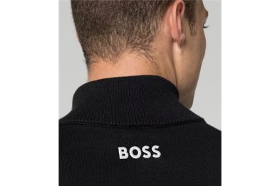 Sweter z dzianiny Porsche „Motorsport” unisex, czarny, BOSS 3XL