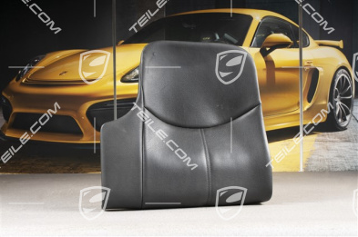Back seat lower / cushion, Coupe/Targa, Leatherette, black, R