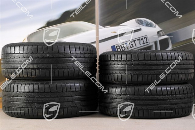 17-inch Cayman winter wheel set, front wheels 6,5J x 17 ET55 + rear 8J x 17 ET40 + NEW winter tyres 205/55 R17 + 235/50 R17, without TPM