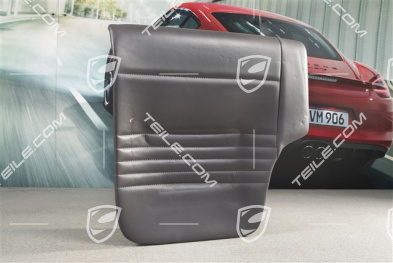 Back seat lower / cushion, Coupe/Targa, leather, Space grey, R