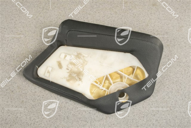 Rücksitzbank Seitenblende, Leder, Schwarz, R