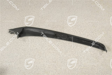 Disc / cover lower for front bumper retaining frame, Black, L