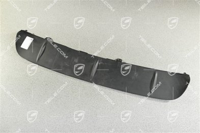 Stossfänger hinten, blende mitte, unten, Panamera 4, Schwarz
