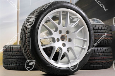 20" RS Spyder Winterräder Satz, Felgen 9,5J x 20 ET65 + 10,5J x 20 ET65 + Pirelli Winterreifen 255/40 R20 + 285/35 R20, ohne RDK Sensoren
