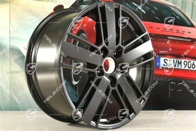 20-inch wheel rim Panamera Design 2, 9,5J x 20 ET71, black satin matt