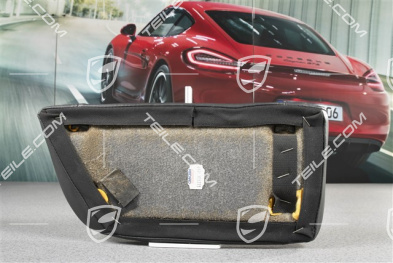 Lordosenstütze / Mittelteil, Leder, Schwarz, Cabrio, R