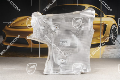 Retaining frame, incl. heat shield, GT3 / 911R, L