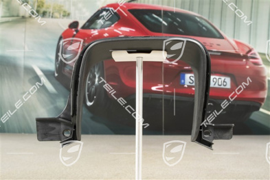 Tail pipe cover trim, Black matte, GTS/GT4, L