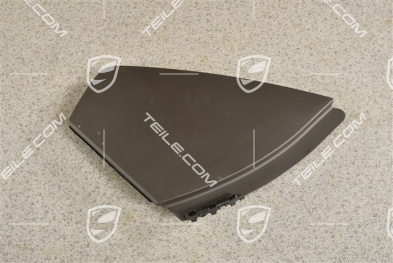 Dashboard trim lower part side cover, Agate Grey, L
