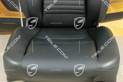 Sitz, manual einstellbar, Heizung, Leder, Schwarz, beschädigt, R