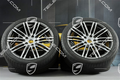 21" Turbo III Sommerräder Satz, Felgen 10J x 21 ET50 + Yokohama Sommerreifen 295/35 R21, ohne RDK